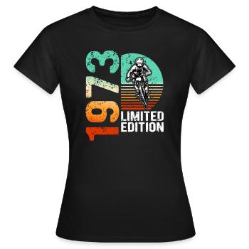 1973 Édition limitée VTT Bike Bike Bike - T-shirt Femme - noir - Devant - AI Model Female 172 dark (172cm)