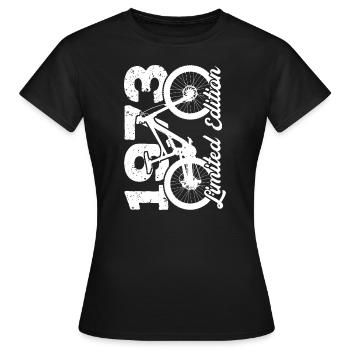 1973 Édition limitée VTT Bike Bike Bike - T-shirt Femme - noir - Devant - AI Model Female 172 dark (172cm)