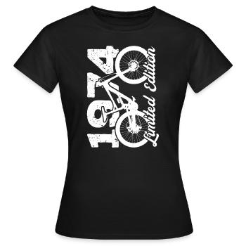 1974 Édition limitée VTT Bike Bike Bike - T-shirt Femme - noir - Devant - AI Model Female 172 dark (172cm)