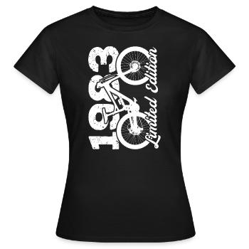 1983 Édition limitée VTT Bike Bike Bike - T-shirt Femme - noir - Devant - AI Model Female 172 dark (172cm)