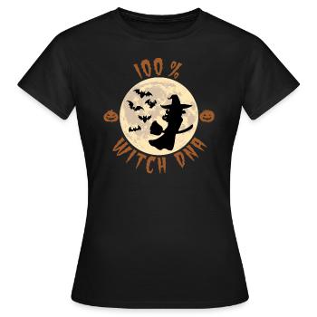 Halloween Hexen DNA Geschenk - Frauen T-Shirt - Schwarz - Vorne - AI Model Female 172 dark (172cm)