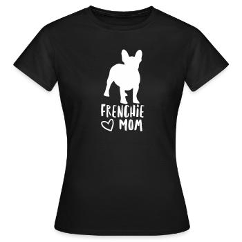 Frenchie maman bouledogue français - T-shirt Femme - noir - Devant - AI Model Female 172 dark (172cm)