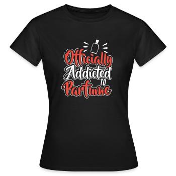 Parfüm Fragrance Perfüm Perfume Parfum Duft - T-shirt Femme - noir - Devant - AI Model Female 172 dark (172cm)
