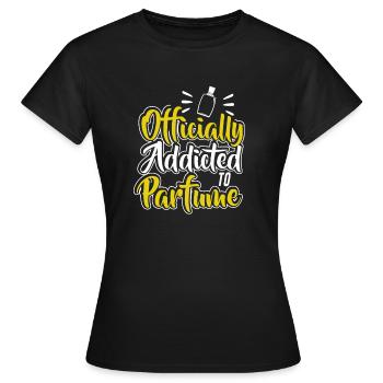 Parfüm Fragrance Perfüm Perfume Parfum Duft - T-shirt Femme - noir - Devant - AI Model Female 172 dark (172cm)