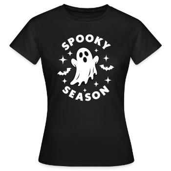 Spooky Season - Women's T-Shirt - black - Front - AI Model Female 172 dark (172cm)