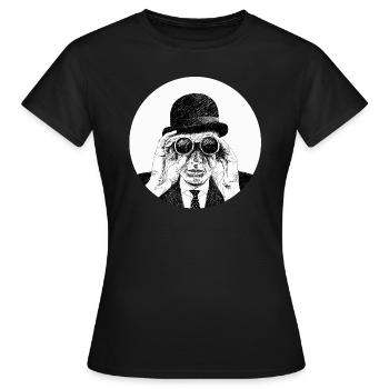 Espion - T-shirt Femme - noir - Devant - AI Model Female 172 dark (172cm)
