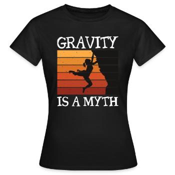 Sportklettern - Bouldern - Frauen T-Shirt - Schwarz - Vorne - AI Model Female 172 dark (172cm)