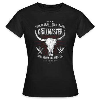 Grillmaster - BBQ shirt - Women's T-Shirt - black - Front - AI Model Female 172 dark (172cm)