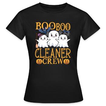 Reinigungskraft Putzfrau Reiniger Spruch - Frauen T-Shirt - Schwarz - Vorne - AI Model Female 172 dark (172cm)