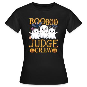 Juge uu Drôle de juge - T-shirt Femme - noir - Devant - AI Model Female 172 dark (172cm)