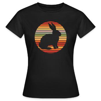 lièvre - T-shirt Femme - noir - Devant - AI Model Female 172 dark (172cm)