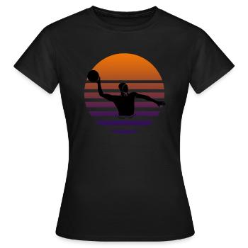Water polo - T-shirt Femme - noir - Devant - AI Model Female 172 dark (172cm)