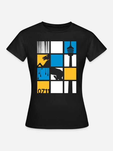 0711 - Frauen T-Shirt - Schwarz