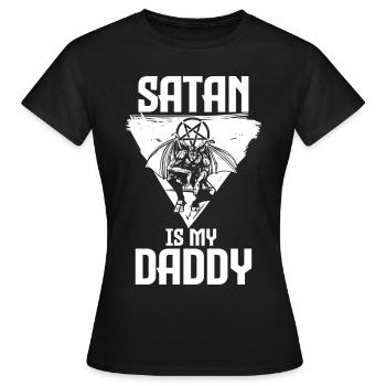 | satanisme Cadeaux satanistes satanistes de pentagramme - T-shirt Femme - noir - Devant - AI Model Female 172 dark (172cm)