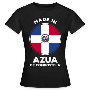 République dominicaine - T-shirt Femme - noir - Devant - AI Model Female 172 dark (172cm)