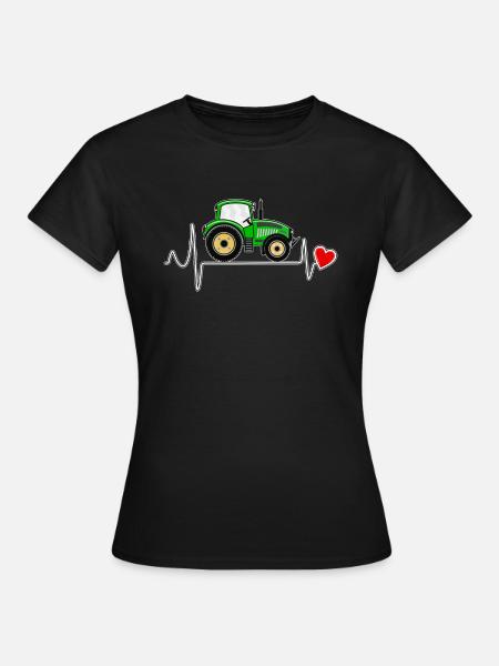 HERZSCHLAG TRAKTOR - Frauen T-Shirt - Schwarz
