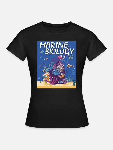 MARINE BIOLOGY - Frauen T-Shirt - Schwarz
