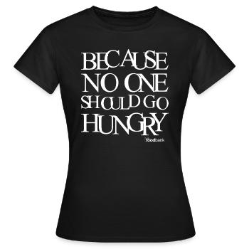 Food Community Grafik - Frauen T-Shirt - Schwarz - Vorne - AI Model Female 172 dark (172cm)