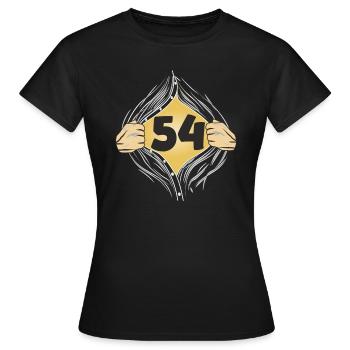 54 PUT ON SHIRT - Women's T-Shirt - black - Front - AI Model Female 172 dark (172cm)