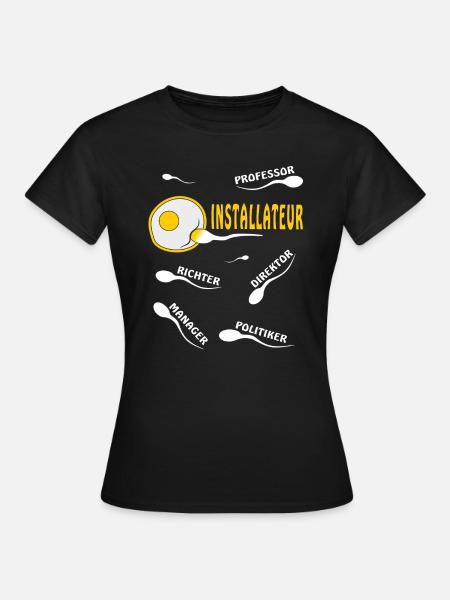 INSTALLATEUR - Frauen T-Shirt - Schwarz