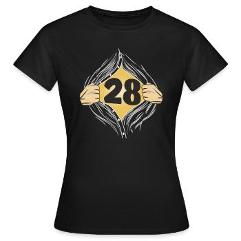 28 PUT ON SHIRT - Women's T-Shirt - black - Front - AI Model Female 172 dark (172cm)