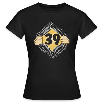 39 PUT ON SHIRT - Women's T-Shirt - black - Front - AI Model Female 172 dark (172cm)