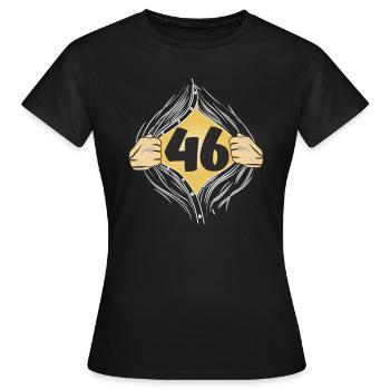 46 PUT ON SHIRT - Women's T-Shirt - black - Front - AI Model Female 172 dark (172cm)