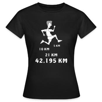 ÉVÊQUE - T-shirt Femme - noir - Devant - AI Model Female 172 dark (172cm)