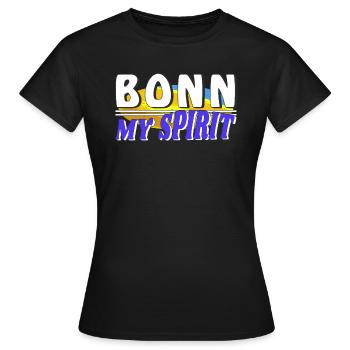 BONN MON - T-shirt Femme - noir - Devant - AI Model Female 172 dark (172cm)