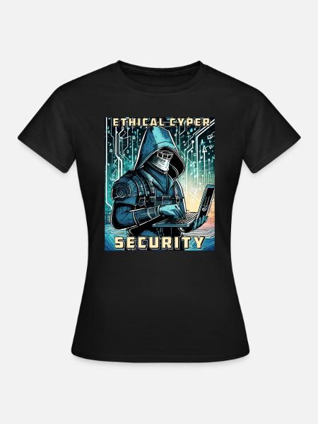 Ethical Cyber Security - Frauen T-Shirt - Schwarz