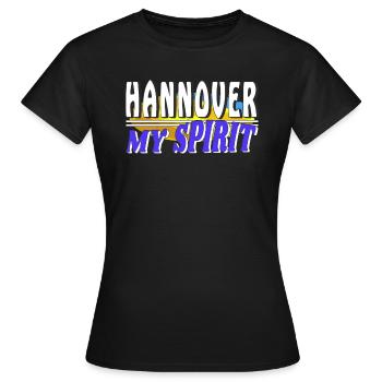 HANOVRE MON - T-shirt Femme - noir - Devant - AI Model Female 172 dark (172cm)