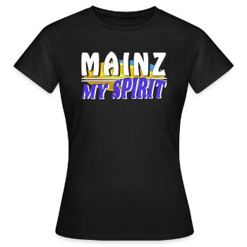 MAYENCE MON - T-shirt Femme - noir - Devant - AI Model Female 172 dark (172cm)