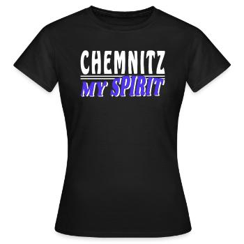 CHEMNITZ MON - T-shirt Femme - noir - Devant - AI Model Female 172 dark (172cm)