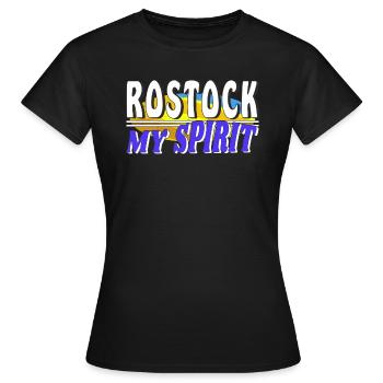 ROSTOCK MON - T-shirt Femme - noir - Devant - AI Model Female 172 dark (172cm)