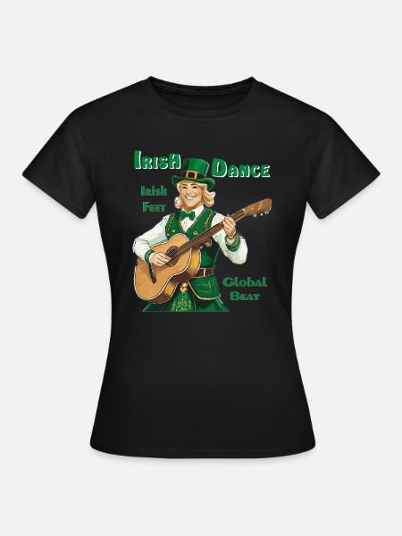 IRISH DANCE - Frauen T-Shirt - Schwarz