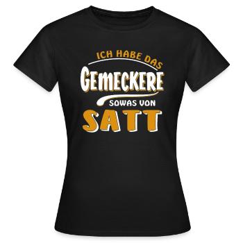 J’EN AI MARRE DES GROGNEMENTS - T-shirt Femme - noir - Devant - AI Model Female 172 dark (172cm)