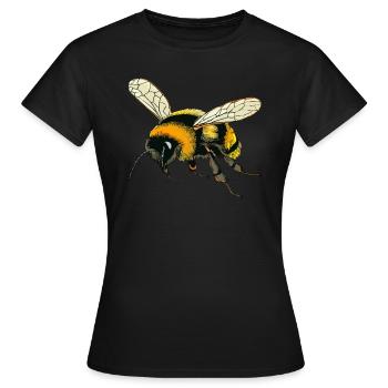 BOURDONS - T-shirt Femme - noir - Devant - AI Model Female 172 dark (172cm)