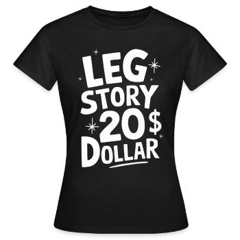 Invalidité due à l’amputation - T-shirt Femme - noir - Devant - AI Model Female 172 dark (172cm)