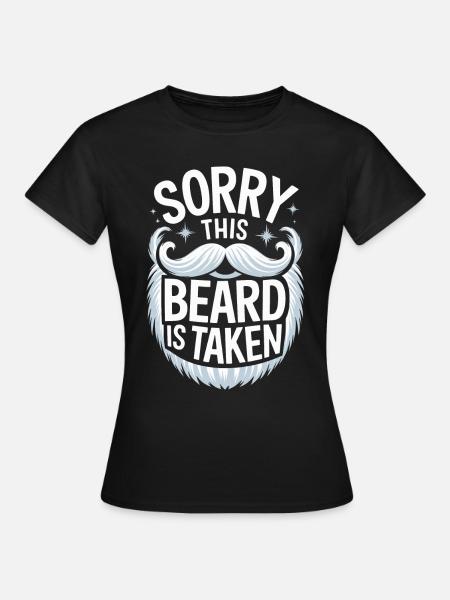 Bart Schnurrbart Bärtige Männer - Frauen T-Shirt - Schwarz
