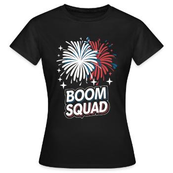 Pyrotechnie Feux d’artifice Pyrotechnie - T-shirt Femme - noir - Devant - AI Model Female 172 dark (172cm)