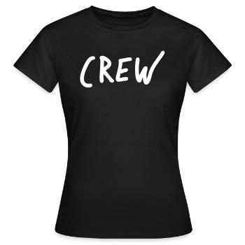 crew - T-shirt Femme - noir - Devant - AI Model Female 172 dark (172cm)