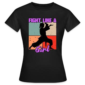 Karaté Femmes Arts Martiaux Arts Martiaux Cadeau - T-shirt Femme - noir - Devant - AI Model Female 172 dark (172cm)