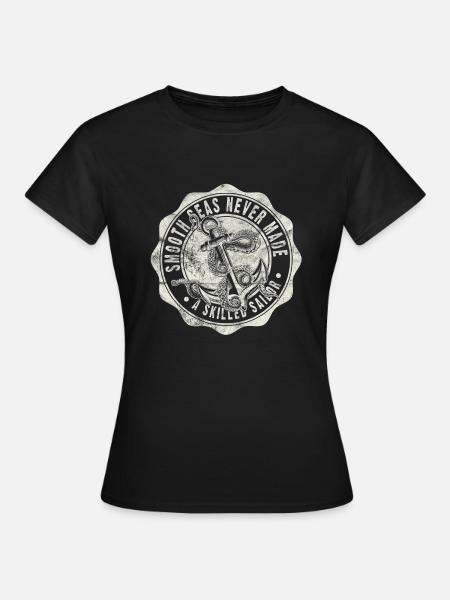 Mers lisses - T-shirt Femme - noir