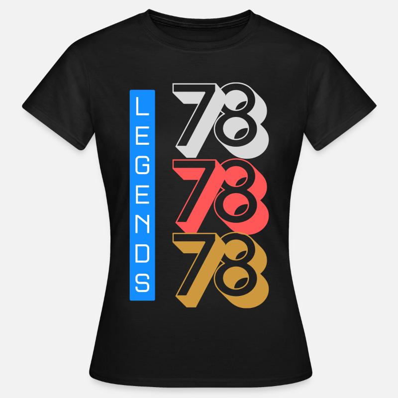 Legends 1978 Pattern - Women's T-Shirt - black