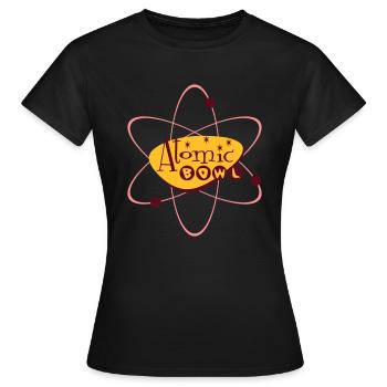 Atomic Bowl - Frauen T-Shirt - Schwarz - Vorne - AI Model Female 172 dark (172cm)