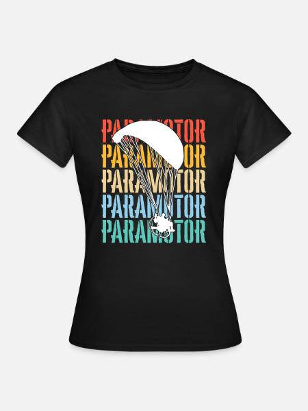 Paramotoring Paramotor - Frauen T-Shirt - Schwarz