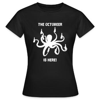Pieuvre - T-shirt Femme - noir - Devant - AI Model Female 172 dark (172cm)