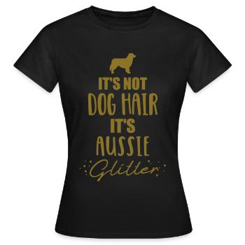 Australian shepherd - T-shirt Femme - noir - Devant - AI Model Female 172 dark (172cm)