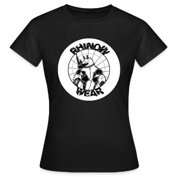 RHINOW WEAR - T-shirt Femme - noir - Devant - AI Model Female 172 dark (172cm)