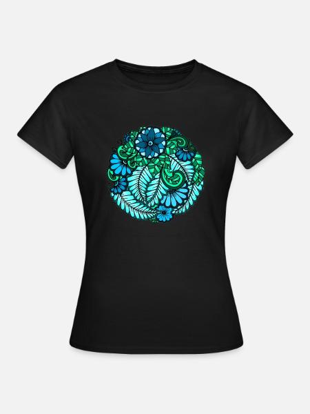 Mandala - Frauen T-Shirt - Schwarz